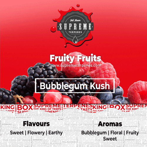 Supreme Terpenes Bubblegum Kush characteristics