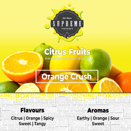 Supreme Terpenes Orange Crush characteristics